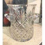 CHAMPAGNE BUCKET IN LEAD CRYSTAL - 23 CMS (H) APPROX
