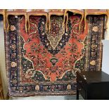 FINE NORTH EAST PERSIAN MOUD CARPET 335CMS X 243CMS