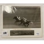 SEVEN VINTAGE HORSE RACING PHOTOGRAPHS - 1960'S