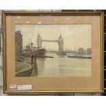 COLOUR LITHOGRAPH AFTER WATERCOLOUR BY NICOLAS MARKOVITCH (SERBIAN- FRENCH 1894-1964) THE LONDON