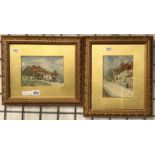 2 ALFRED PURNELL FRAMED WATERCOLOURS - 13 X 17.5 CMS PICTURE ONLY