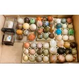 COLLECTION OF DECORATIVE EGGS