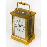 CARRIAGE CLOCK & KEY - 12 CMS (H) APPROX