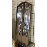 CAST IRON GATE MIRROR