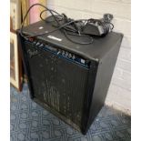 FENDER BXR 100 A/F (UNTESTED) BASS AMP WITH FOOTSWITCH & LEADS