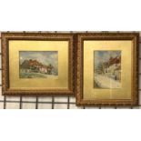 2 ALFRED PURNELL FRAMED WATERCOLOURS - 13 X 17.5 CMS PICTURE ONLY