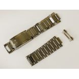 GENTS OMEGA 1067 STAINLESS STEEL STRAP, CLASP & SOME LINKS