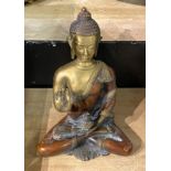 BRONZE SEATED BUDDHA 20CMS (H) APPROX