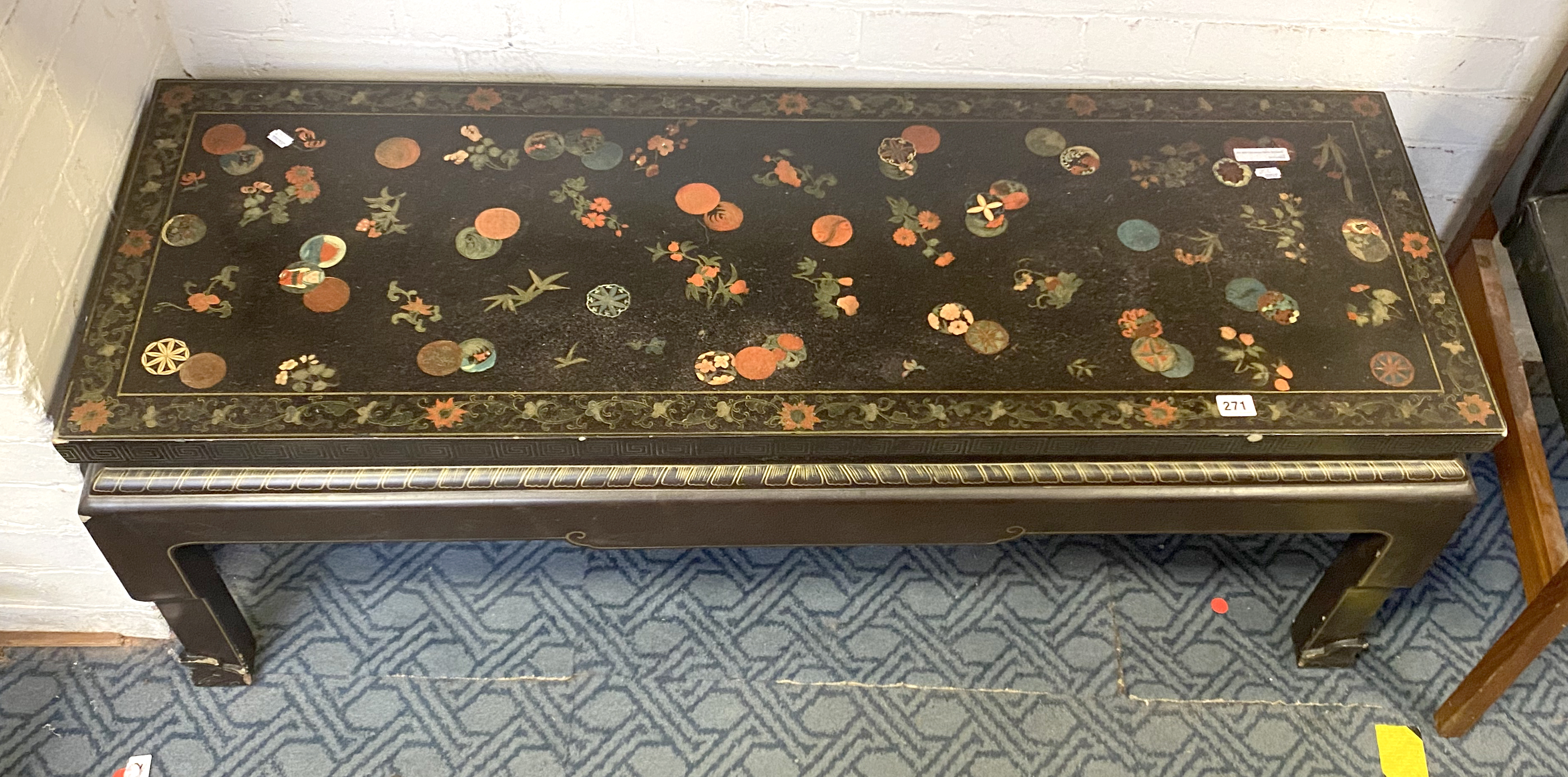 CHINESE HAND PAINTED LOW TABLE