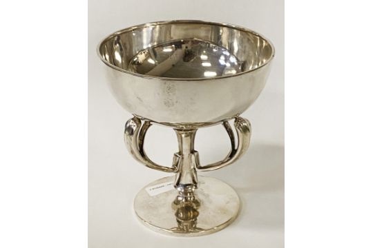 HM SILVER COMPORT - APPROX 15 OZ 15CMS APPROX - Image 1 of 2