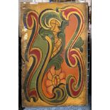 FAIRGROUND PAINTED PANELS WITH GOLD LEAF - FRED FOWLE