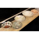 5 PERSIAN BOWLS A/F