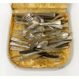 QTY OF SILVER CUTLERY APPROX 30 OZ - BOXED