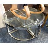 1970'S ROUND QUARTER NEST OF TABLES