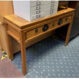 ORIENTAL CONSOLE TABLE