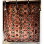 FINE NORTH EAST PERSIAN TURKOMAN RUG 252CMS X 160CMS