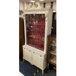 PAINTED DISPLAY CABINET/ DRESSER A/F
