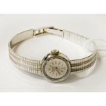 18CT WHITE GOLD LADIES COCKTAIL WATCH 18.6 GRAMS INC MOVEMENT APPROX