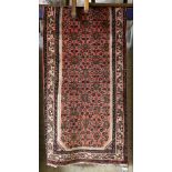EXTREMELY FINE NORTH WEST PERSIAN MALAYER RUNNER 284CMS X 78CMS