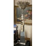 TIFFANY STYLE MIRROR UPLIGHTER - 122 CMS (H) APPROX