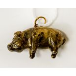 9CT CHARM OF A PIG 1.9 GRAMS APPROX