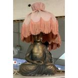 BUDDHA FIGURE TABLE LAMP 43CMS (H) EXCLUDING SHADE
