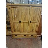 OAK TRIPLE WARDROBE