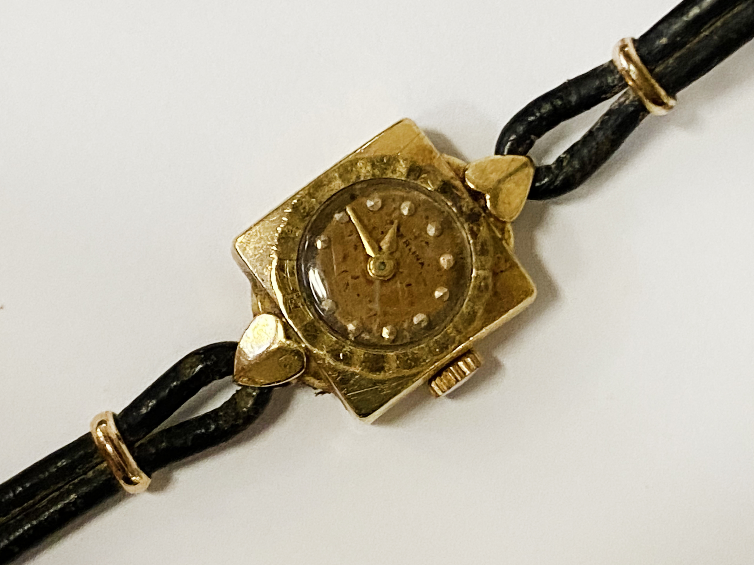 GOLD CERTINA LADIES COCKTAIL WRISTWATCH