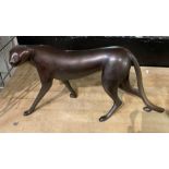 LOET LTD EDITION BRONZE OF LIONESS 221/500 - 30CM X 16CM HIGH