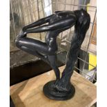 ART DECO STYLE FEMALE FIGURE 40CMS (H) APPROX