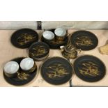 MASUKI JAPANESE HAND PAINTED TEA SET