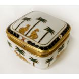 CHRISTIAN DIOR CHINA CASABLANCA MUSIC BOX ''AS TIME GOES BY'' 5.5CMS (H) APPROX