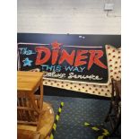 LARGE DINER NEON SIGN