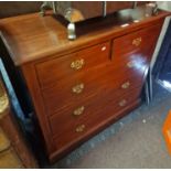 MAHOGANY FIVE DRAWER CHEST