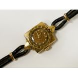 GOLD CERTINA LADIES COCKTAIL WRISTWATCH