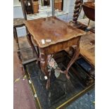 VICTORIAN SEWING TABLE - A/F