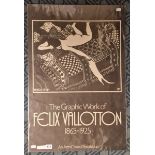 THE GRAPHIC BOOK OF FELIX VALLOTTON 1865 - 1925 (ART POSTER) - 76 X 51 CMS APPROX