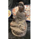 BRONZE CHINESE GUANYIN 25CMS (H) APPROX