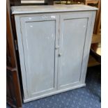 PAINTED SCHOOL CABINET