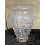 OPALINE GLASS VASE 23CMS (H) APPROX