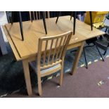 EXTENDING TABLE & 2 CHAIRS