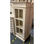 PAINTED SINGLE DOOR CABINET