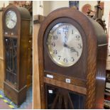 ART DECO LONG CASE CLOCK - WESTMINISTER CHIMES