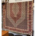 FINE NORTH WEST PERSIAN SENNEH CARPET 300CMS X 1687CMS