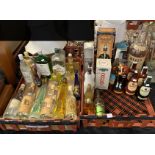 2 TRAYS OF ALCOHOL - GIN ETC