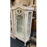 ORNATE GLASS CABINET