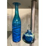 MEDINA VASE AND ART GLASS PAPERWEIGHT SCENT BOTTLE