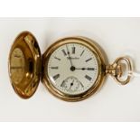 14CT GOLD FILLED WORKING POCKET WATCH