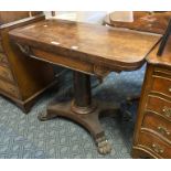 ROSEWOOD CARD TABLE