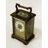 WORKING CARRIAGE CLOCK - 11 CMS EXCLUDING HANDLE